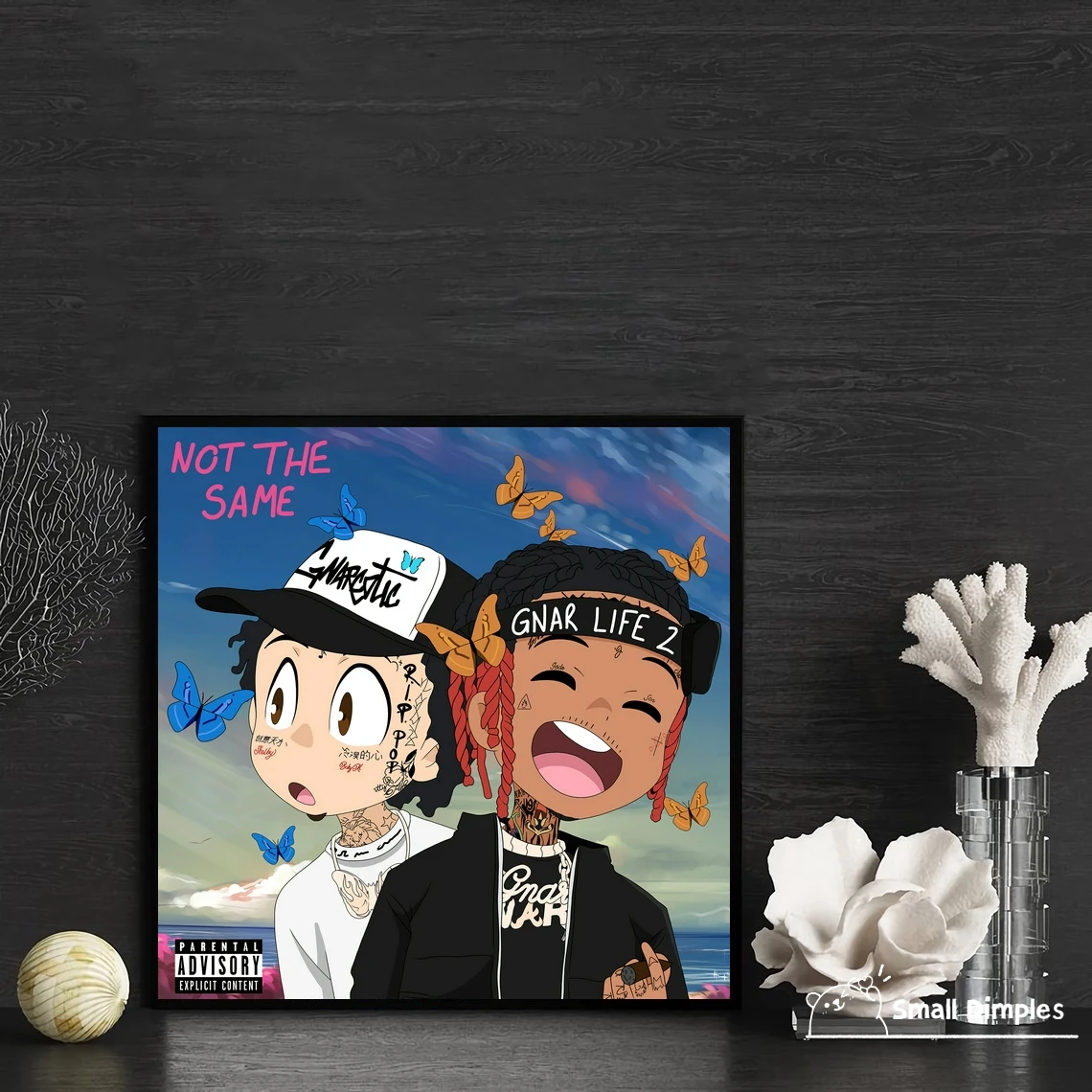 Lil Gnar Not The Same Music Album Poster Canvas Art Print Home Decoration Wall Painting (No Frame)