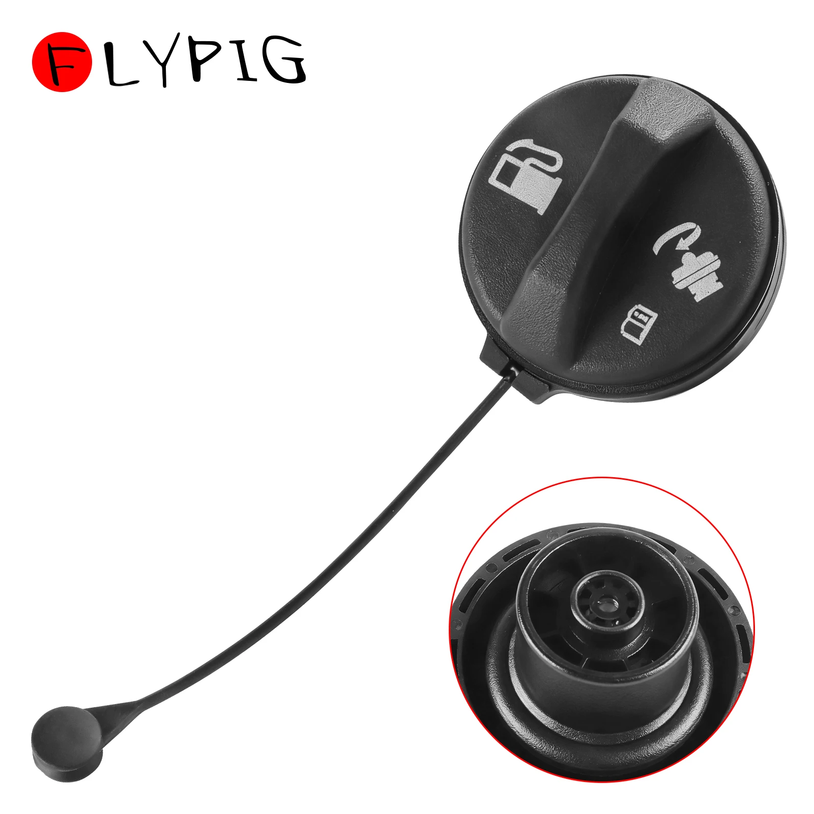 

19207873 Fuel Tank Gas Filler Cap GT261 for Buick Cadillac Chevy GMC Pontiac Blazer Camaro Cavalier Malibu S10 Jimmy Sonoma