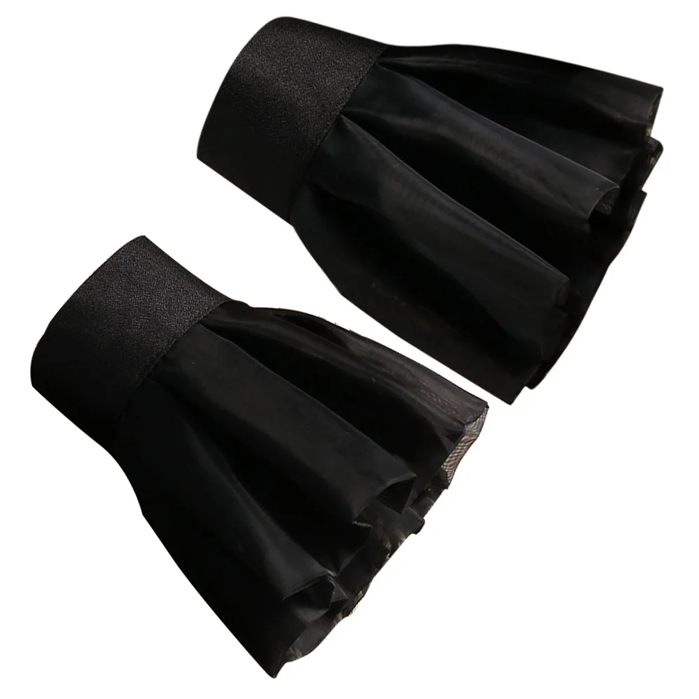 

1 Pair Vampire Count Costume Detachable Fake Sleeve Cuffs Chiffon Wrist Cuffs For Women Wedding Party Dress Accessories
