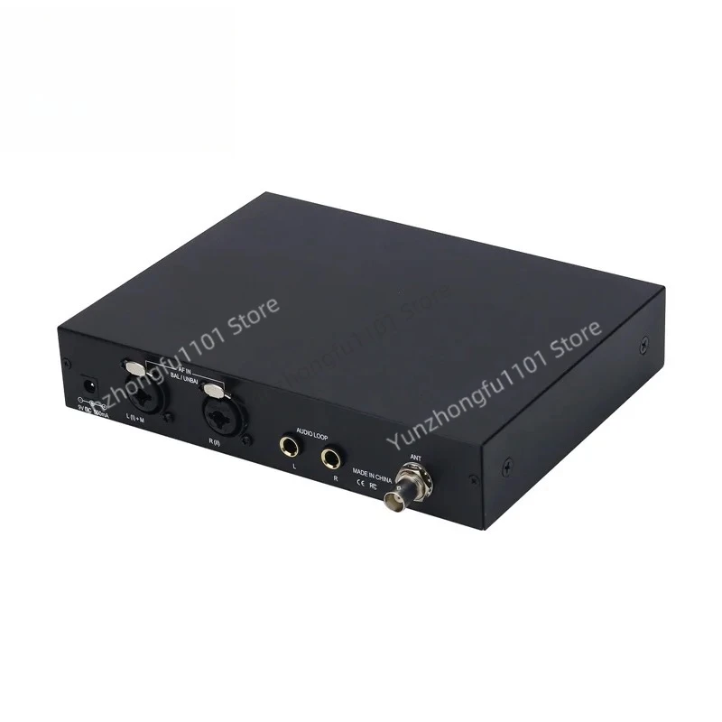 S3D 560-596MHz/640-676MHz Transmitter+Receiver Kit Stereo Wireless in-Ear Monitor System for Stage Performance