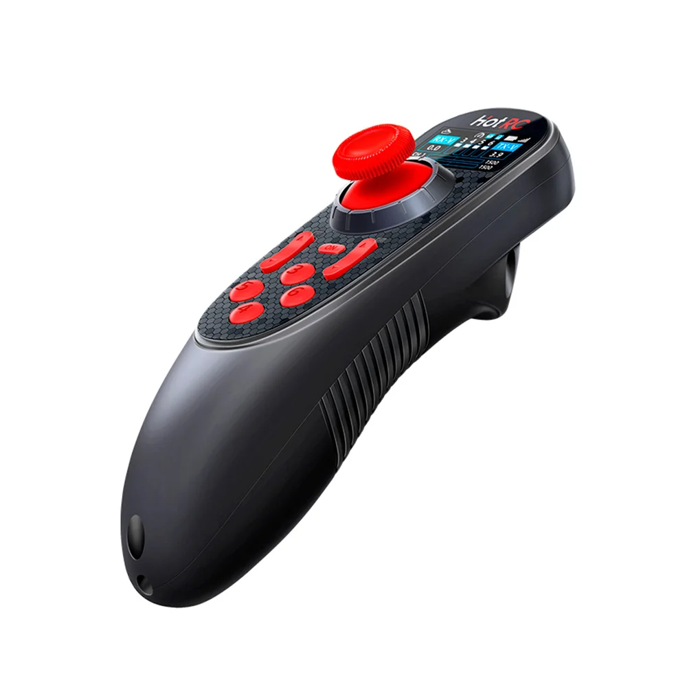 HOTRC DS650 Radio Transmitter 6Channels 300M 2.4CHZ Remote Controller Built-in 1500mAh With F-06A Receiver For RC Car Boat Robot