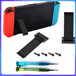 Support de remplacement de la coque arrière avec kit d'outils de réparation, support rapide pour Nintendo Switch, accessoires de jeux de console