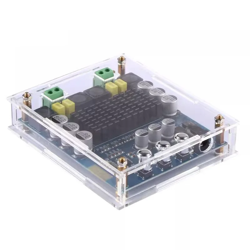 XH-M548 Bluetooth two-channel 2 * 120W digital power amplifier board TPA3116D2 audio amplifier board with shell