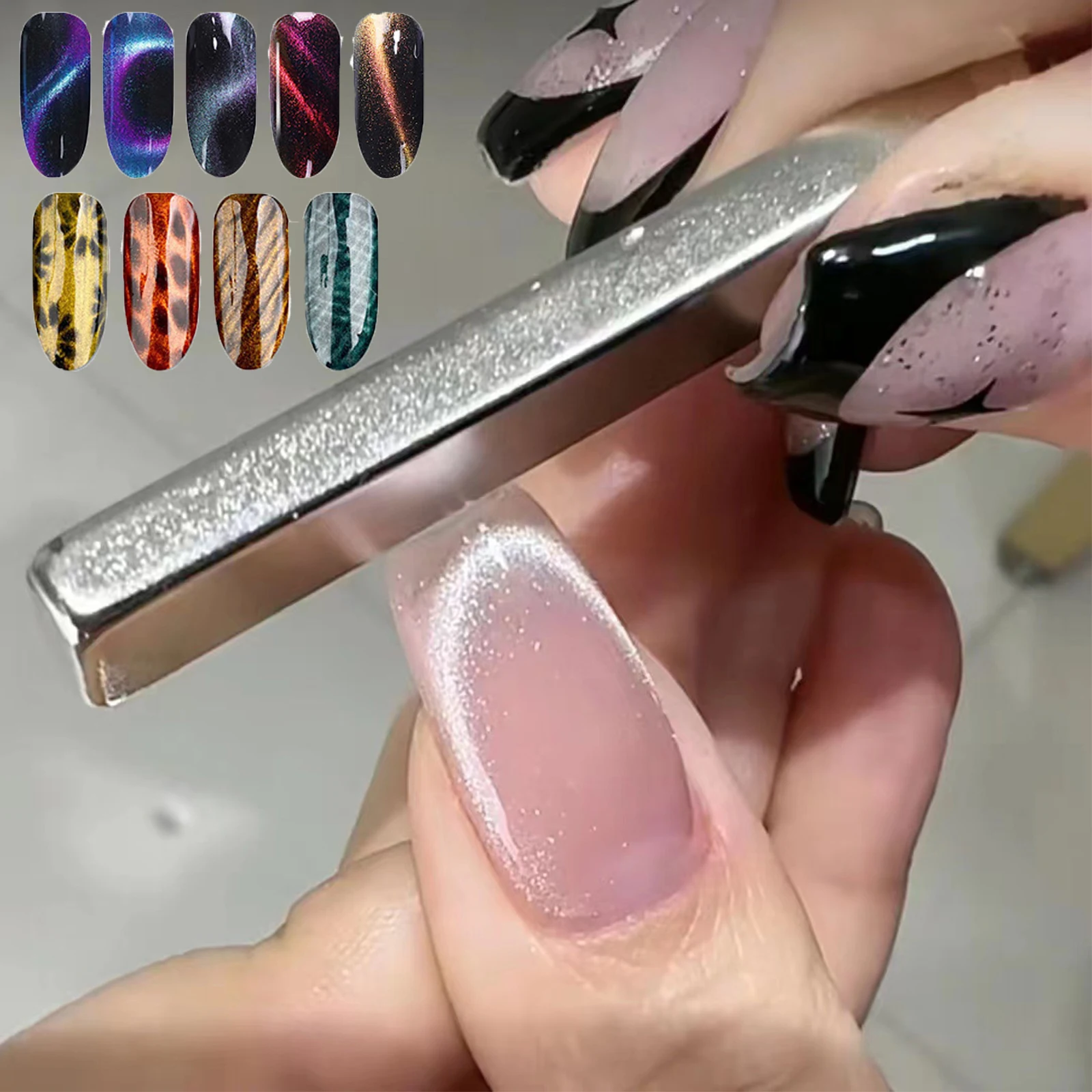 

Strong Cat Magnetic Stick UV Gel Polish Varnish Nails Art Decoration French Multi-Function Magnet Pen Painting Gel Manicure Tool