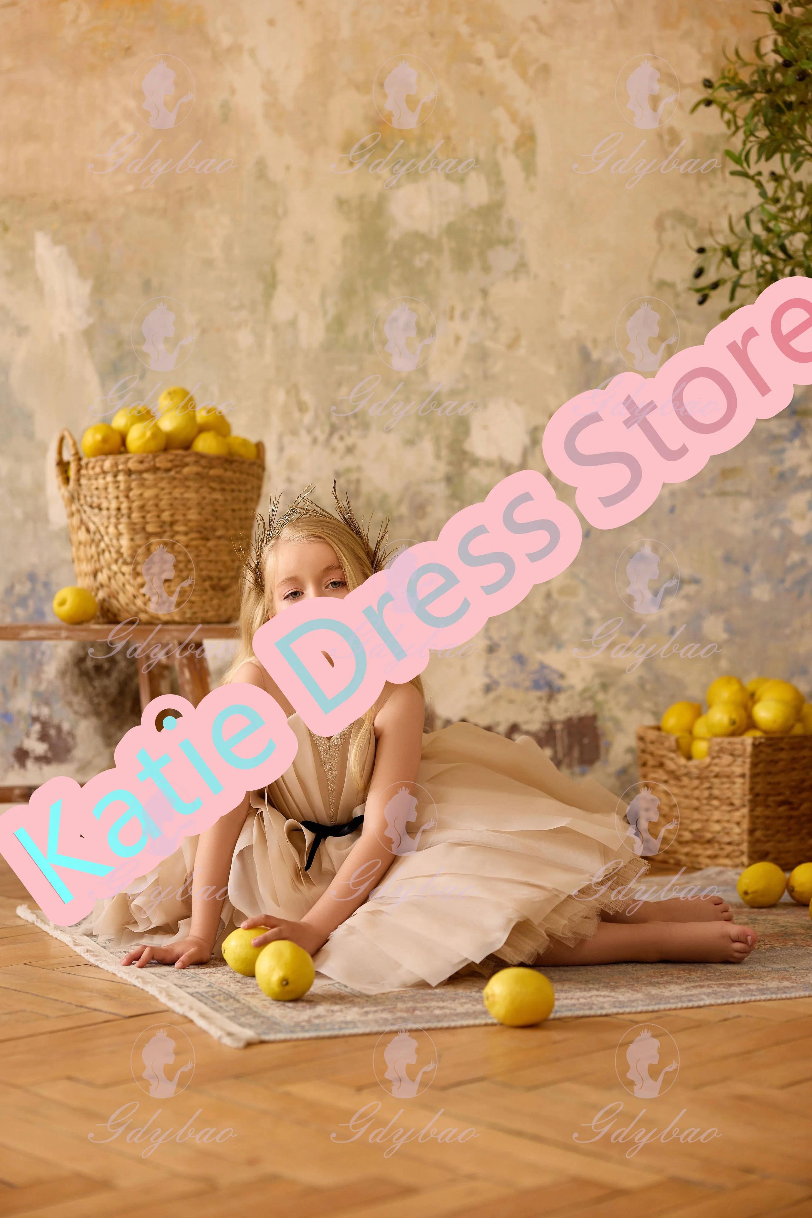 robe-a-fleurs-champagne-pour-filles-pour-mariage-en-tulle-bouffante-perles-princesse-fete-d'anniversaire-pour-enfants-robes-de-bal-de-premiere-communion-personnalisees