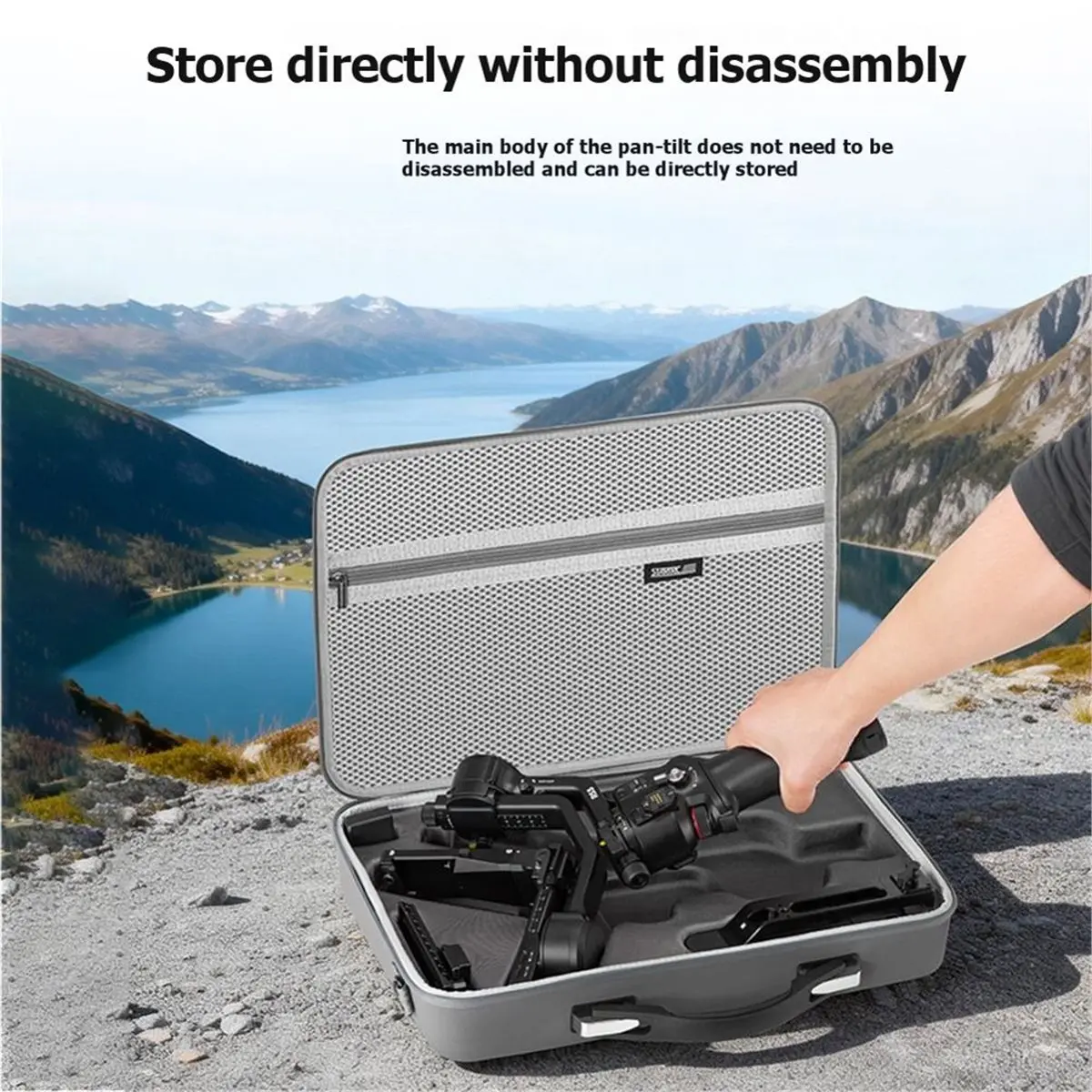 Y1157A*☀▃ for RS5 Travel Carrying Case Portable Storage Bag Shoulder Bag for 5 Handheld Stabilizer Accessories