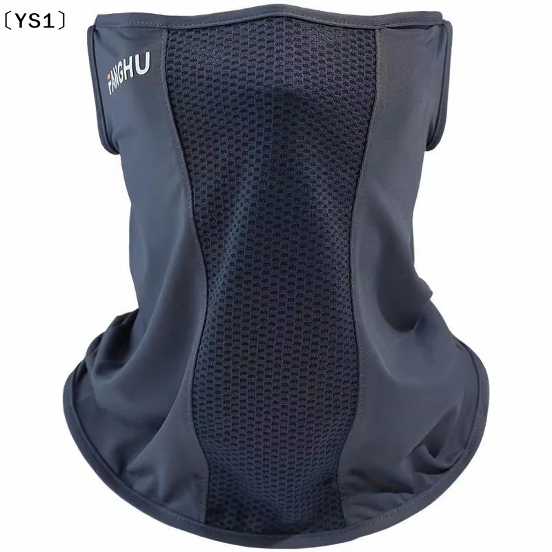 〔YS1〕Mesh Breathable Ear Loop Mask Elastic Sunscreen Anti-UV Face Covering Thin Breathable Sports Neck Gaiter For Women Men