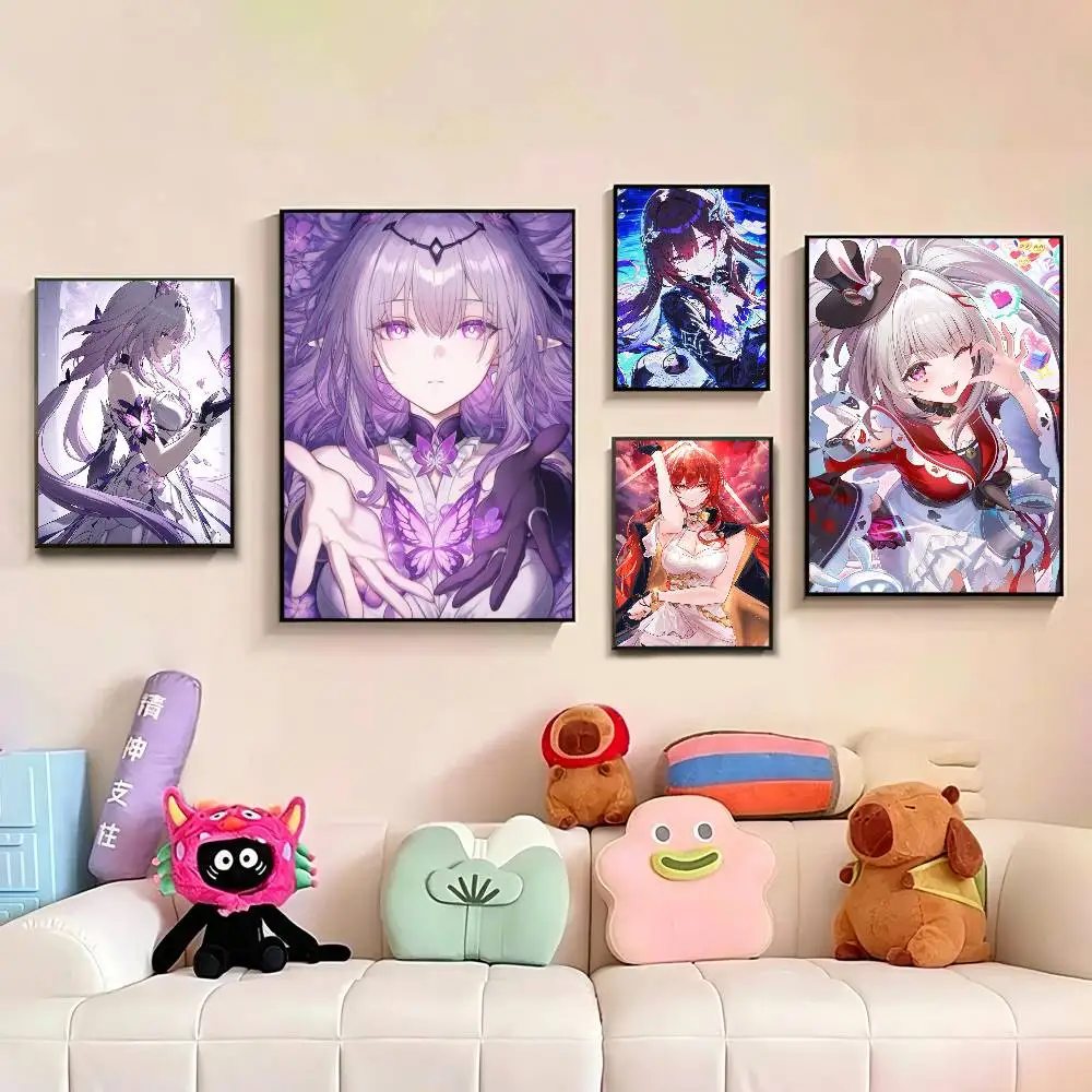 

Game H-Honkai Star Rail Poster Picture Canvas Painting Wall Art Home Decoration Print For Living Room Decor