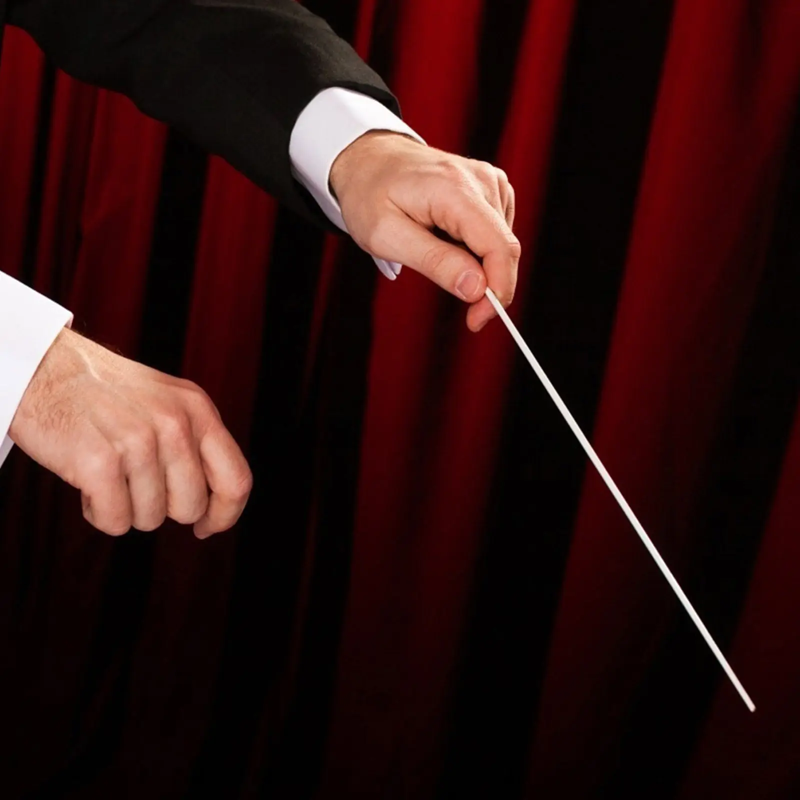 Metal Conducting Conductors Stick For Band Director Ergonomic Handle Orchestra Music Directors Pointer Rod
