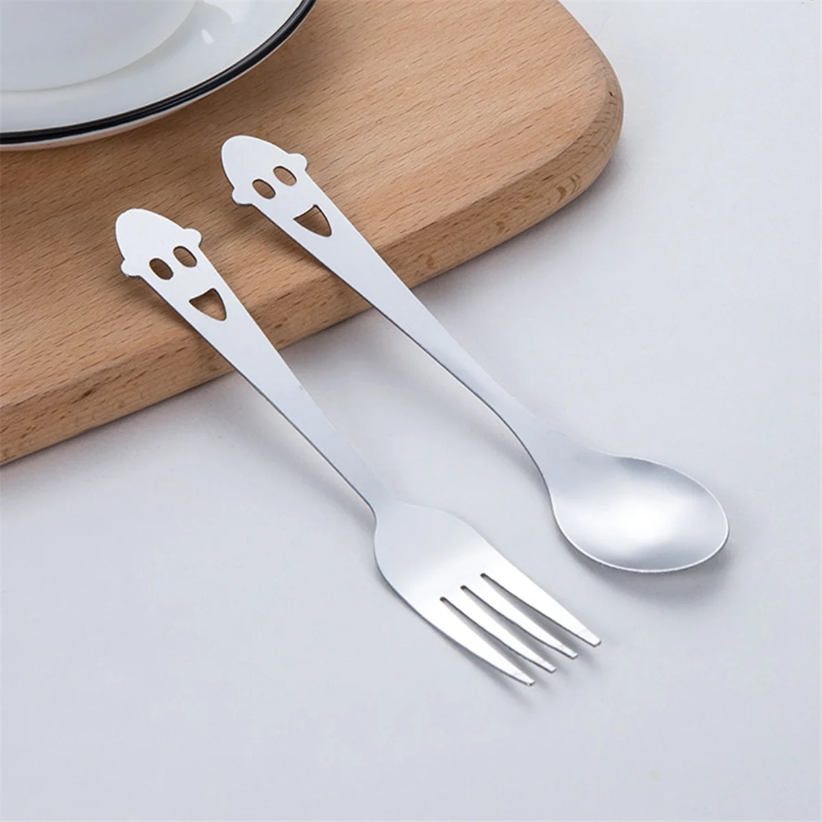 

Cake Coffee Spoon, Teaspoon Dessert Coffee Stirring Spoon, Children'S Milk Fork SpoonJAS