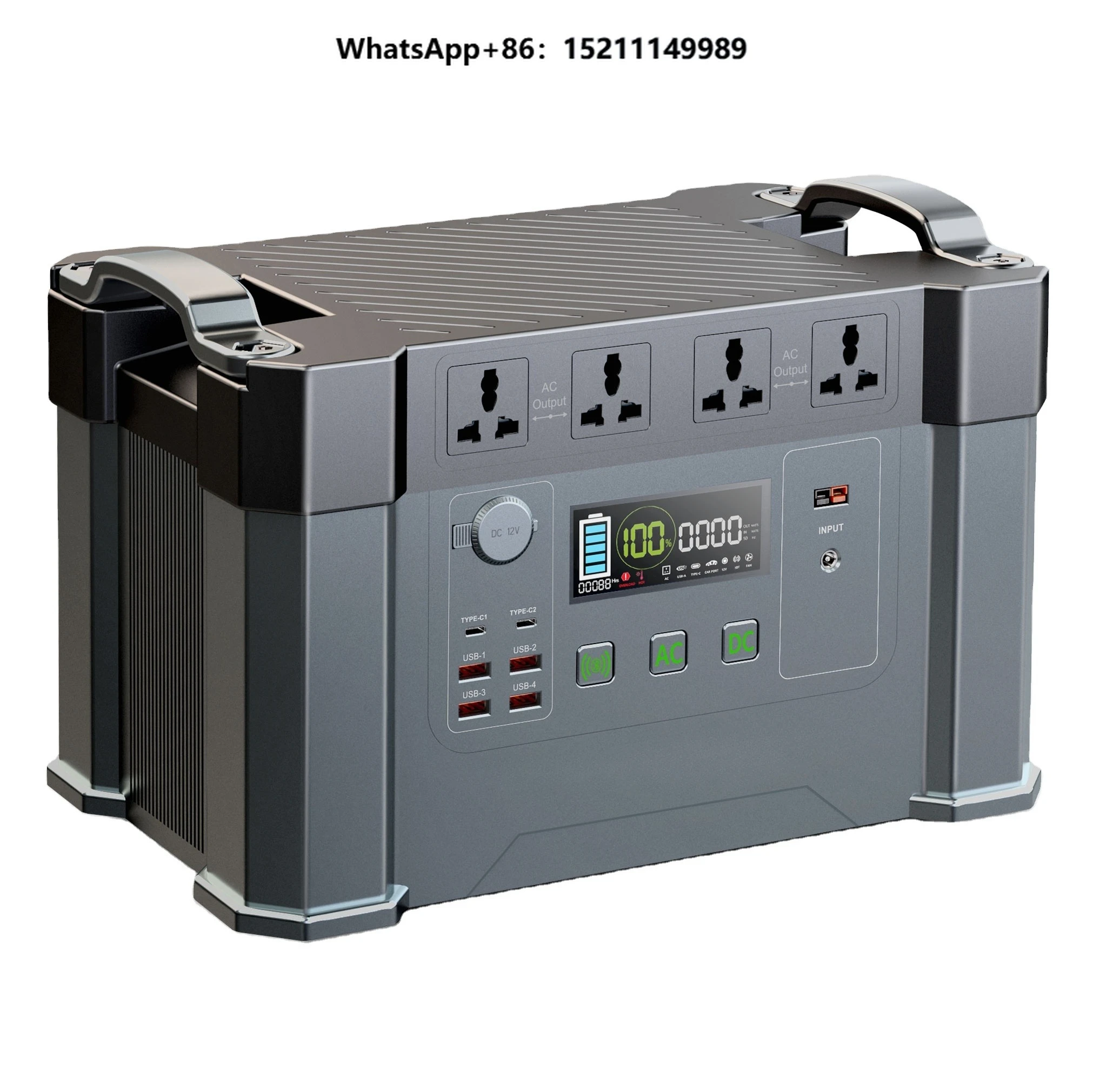 Portable Solar Generator 500W 1000W 2000w Home Use Solar Power Station 220V Solar Power Generator