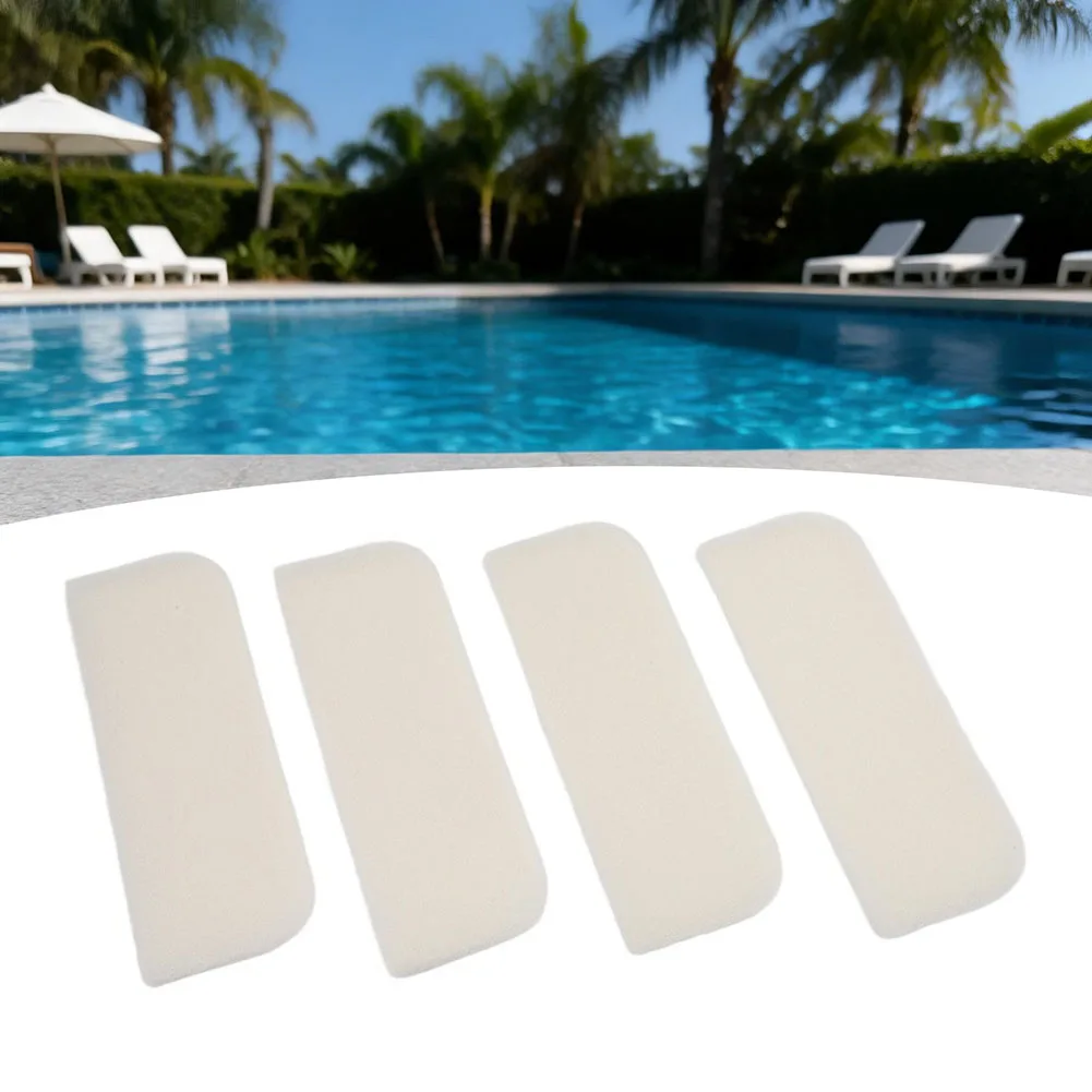 For WYBOT Pool Cleaner Filter Sponge White Compatible with for Pro for Solar Solar Vision Models Quick Install Design 4 8 12 16