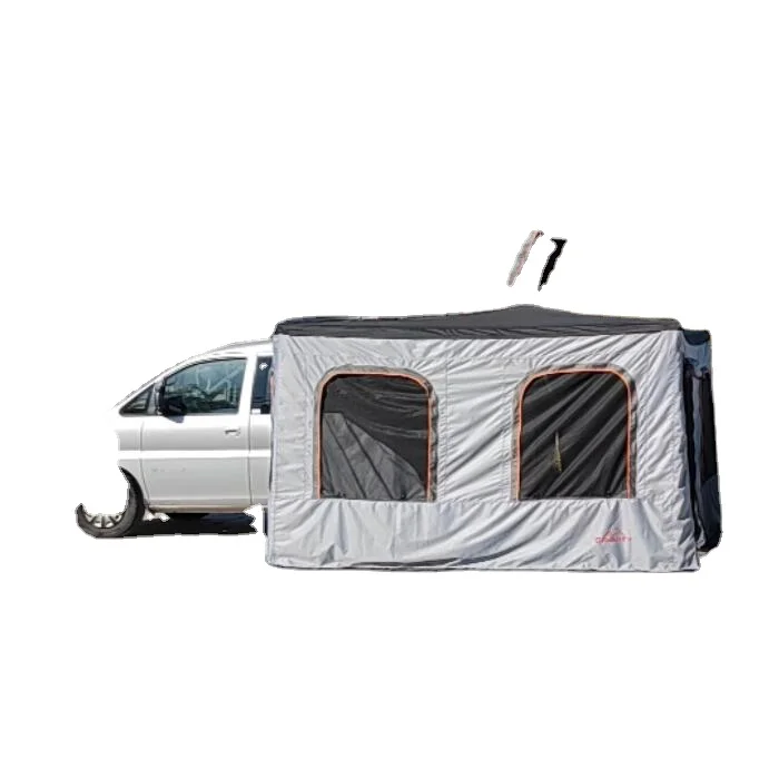 خيمة مظلة جانبية للسيارة 4WD مع خيمة تظليل للشمس على جدار غرفة الملحق #6