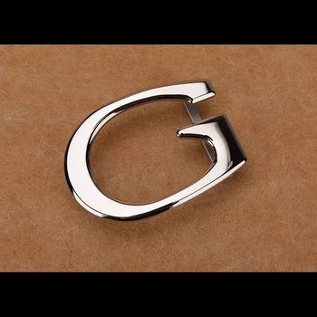 Fibbia per cintura dal design minimalista con lettera G con fibbia liscia in acciaio inossidabile da 4,0 cm di larghezza per cinture in pelle da 3,8 cm