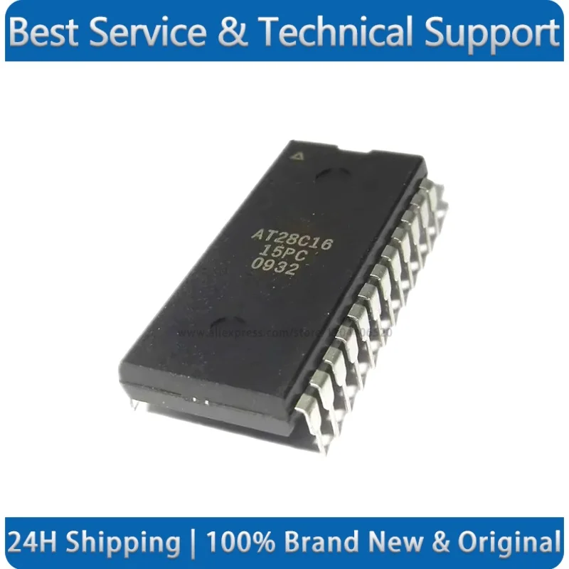 AT28C16-15PC PDIP-24 Electrically erasable programmable read-only memory ICs New Original