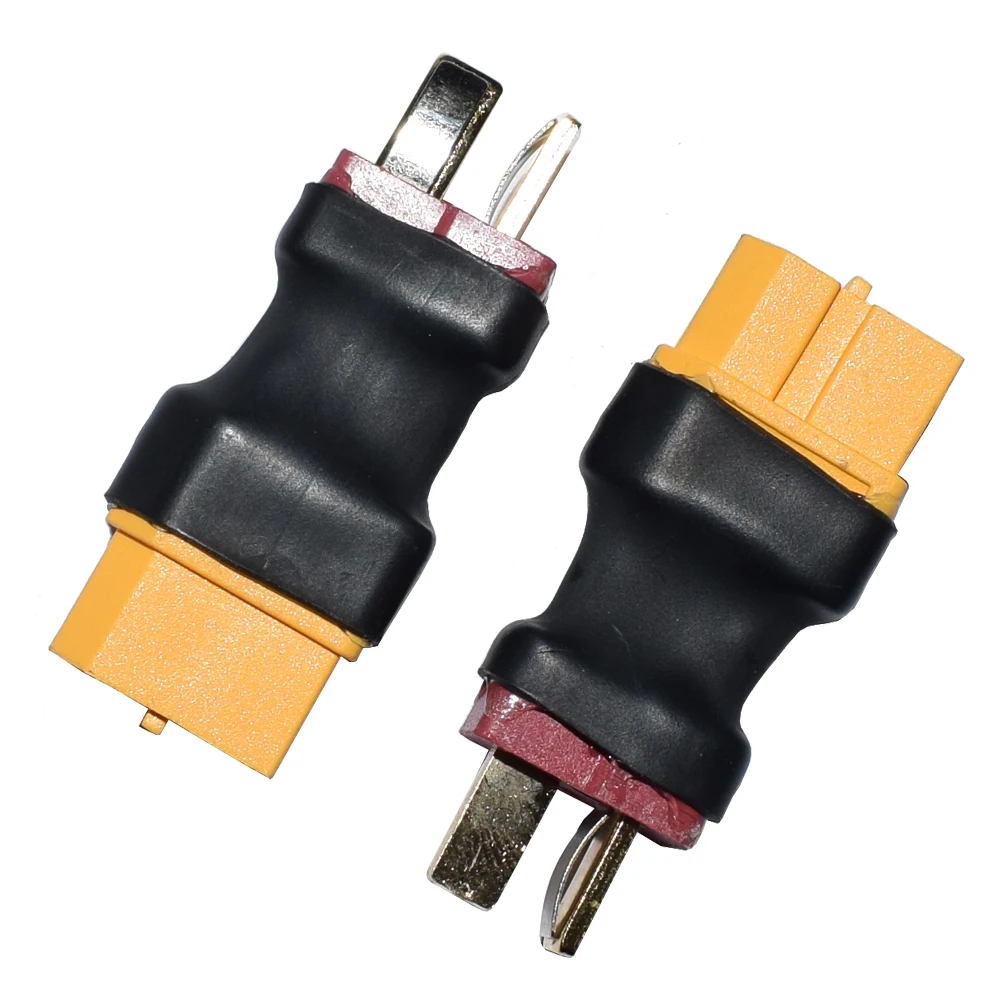 Adaptador de conector Amass 4 piezas XT60, conector hembra a macho, sin cables, batería RC LiPo NiMH, ESC