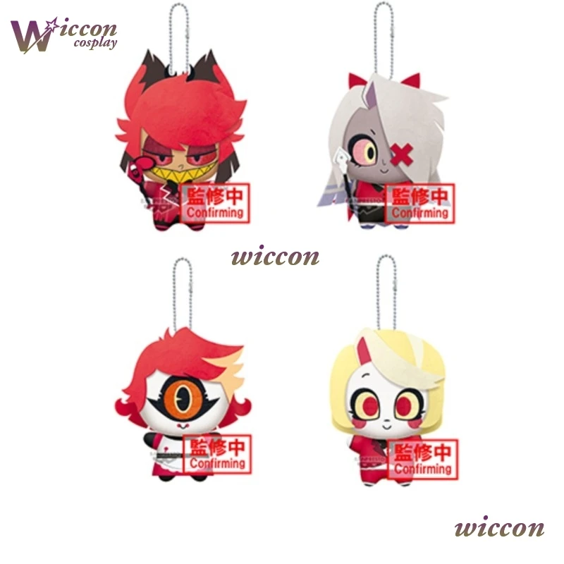 Vaggie Angel Dust Niffty Cosplay In Stock Anime Hanzbin Plussh Dollls Alastor Pendant Soft Animal Collectible Hell Hotel Gift