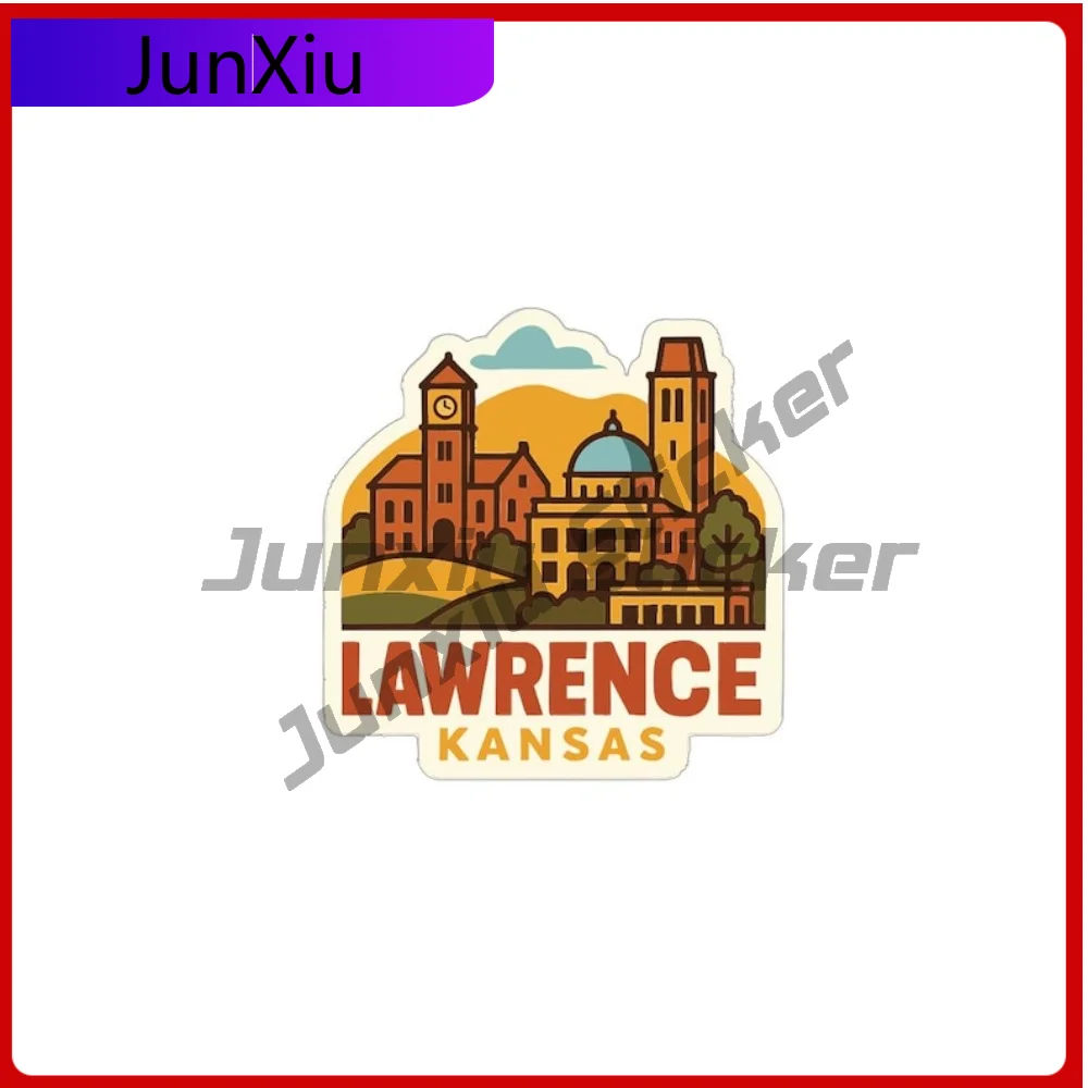 

Lawrence Kansas Travel Sticker Vinyl Accessories Decal Accessories X500 Motorcycle Laptop Speedboat Rear Windshield Stickers Cus