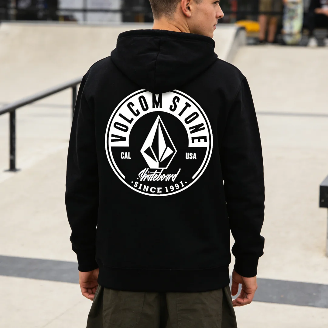 

Толстовка Volcom с длинными рукавами, модная повседневная одежда в стиле хип-хоп, уличная одежда для осени и зимы, спортивная одежда для взрослых и детей, толстовки для родителей и детей