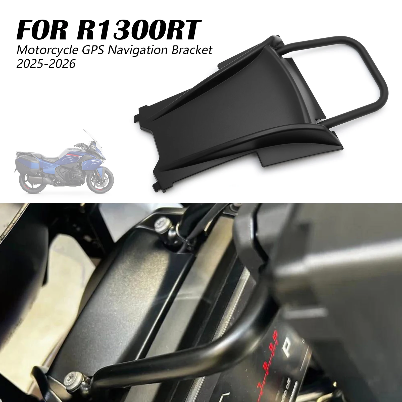 

For BMW R 1300 RT 2026 R1300RT 2025 R1300 RT Motorcycle Navigation Bracket GPS Mount Device Carrier SMART PHONE Adapt Holder