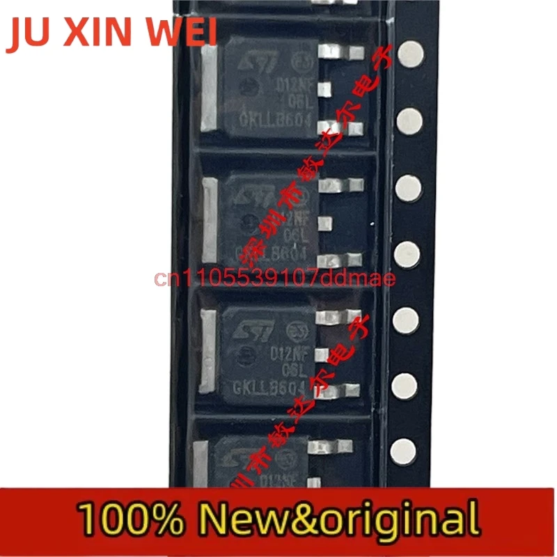 10PCS/50PCS STD12NF06LT4 STD12NF06L D12NF06L D12NF06 TO-252 N channel 12A 60V