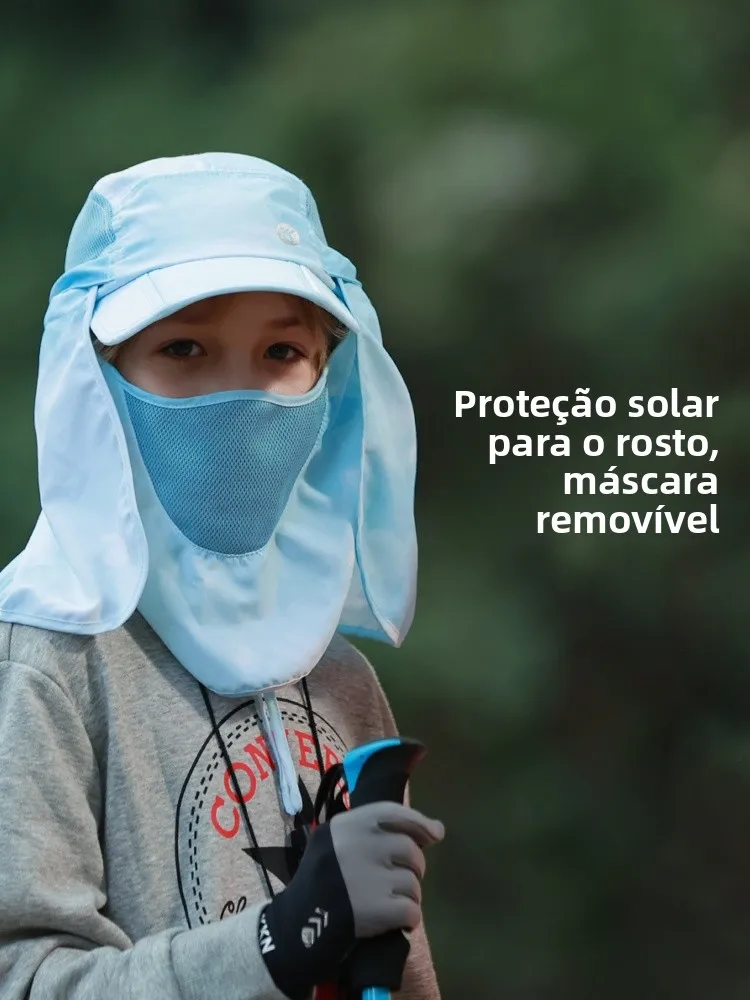kkn-キッズ-デザート-トレッキング-サンシェード-ハット-フルラップアラウンド-マスク-アイスセンセーション-ネックプロテクション-取り外し可能-軽量-通気性-uvカット