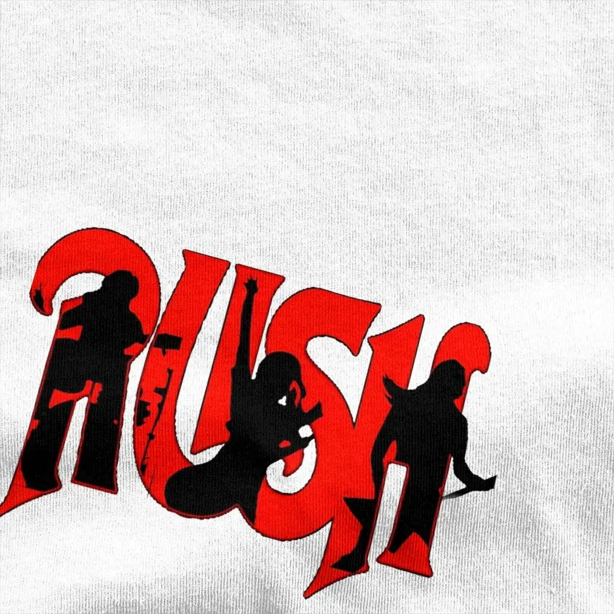 تي شيرت Rush Band تي شيرت Harajuku تي شيرت كلاسيكي بأكمام قصيرة ملابس صيفية قطنية برقبة دائرية