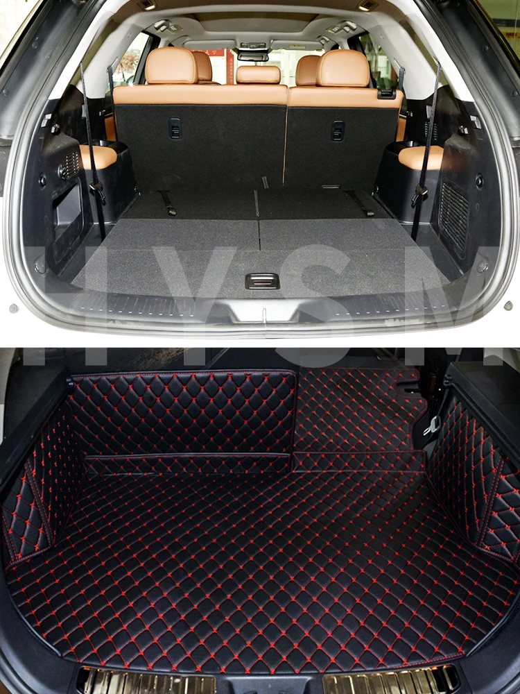 For Changan cs95 2017-2023 Car Styling Trunk Protection PU Leather Mat Catpet Interior Modification Cover Part Accessories