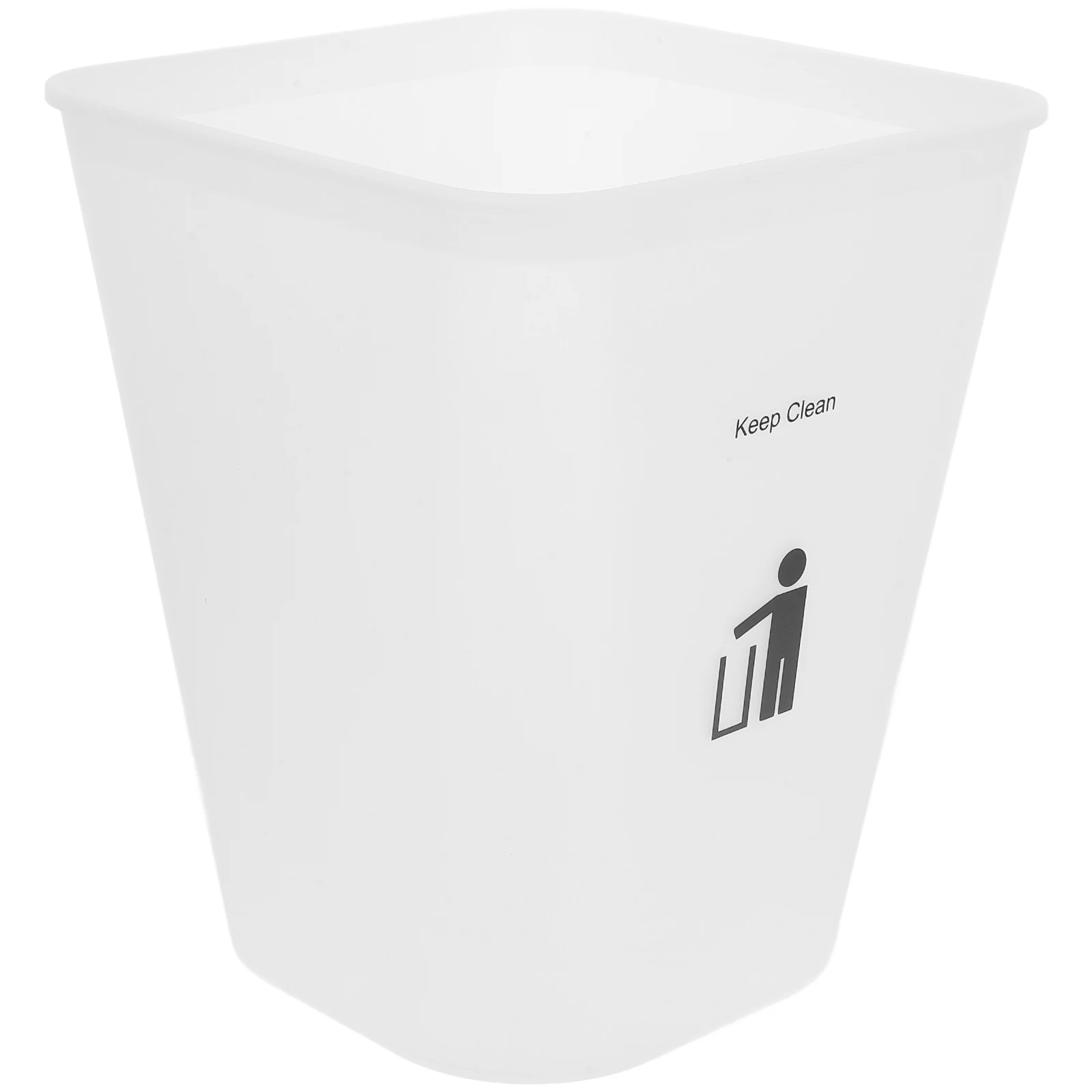 

Trash Can Waste Bucket for Home Kitchen Bedroom Office Plastic Garbage Bin Household Storage Rectangular LeakProof