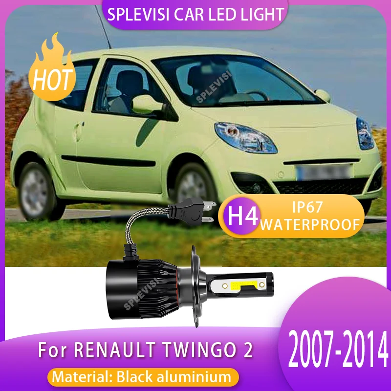 

No dark spots or uneven lighting LED Headlight Car Lamp Bulb For RENAULT TWINGO 2 2007 2008 2009 2010 2011 2012 2013 2014