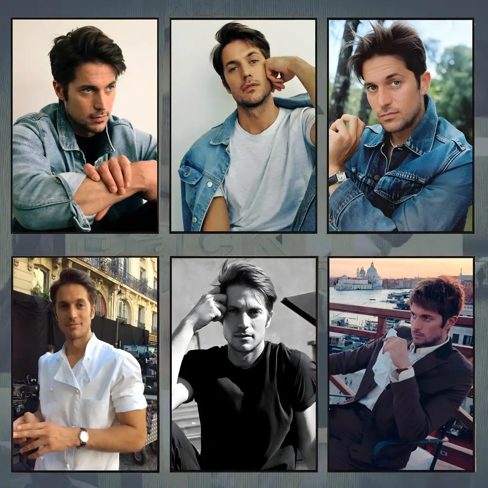 Actor Lucas Bravo Poster Room Decor Home Wall Art Printing Waterproof Garage Bed Room Posters Gift