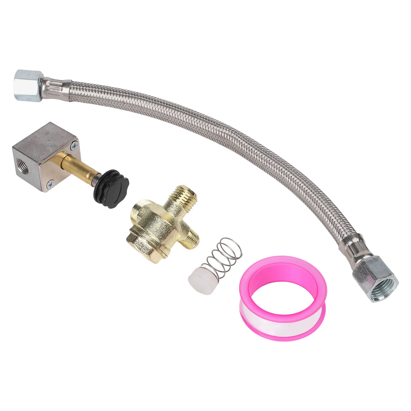 

Комплект из 5 шт. резьбовых обратных клапанов 14x1,5 мм с шлангом для воздушных компрессоров для поддержания оптимальной работы воздушного насоса