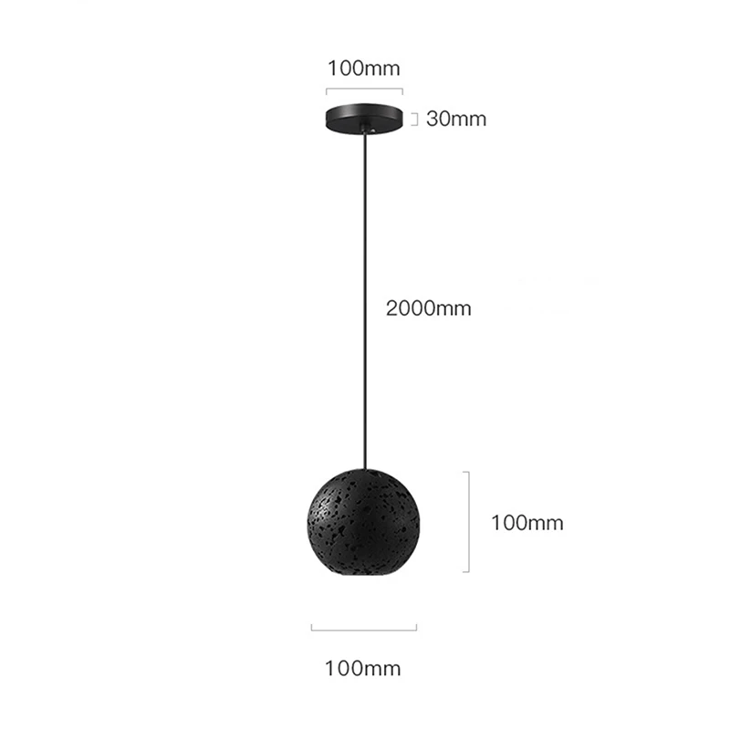 新しい侘び寂び黒円形ハイエンドペンダントランプ北欧ミニマリスト寝室のベッドサイド雰囲気ライトレストラン Led ドロップライト