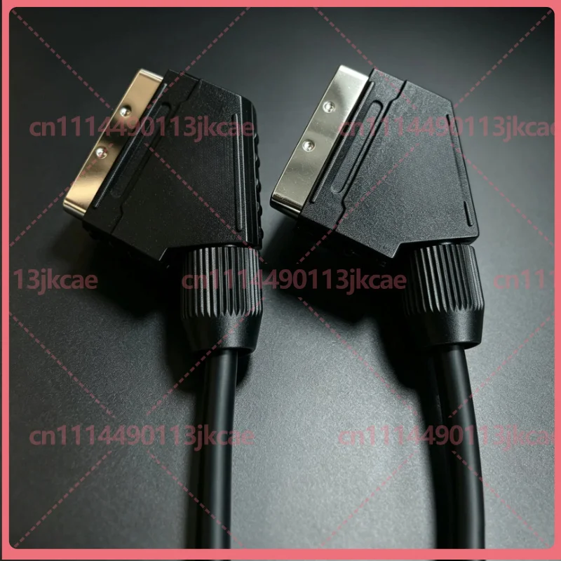 EU JP Cross Standard SCART Cable Male to Male RGBS Video Cord For Game Console Matrix Switch Box