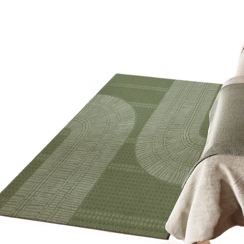 

Bedroom carpet new 0 formaldehyde no odor medieval thickened green bedside blanket long strip free of care