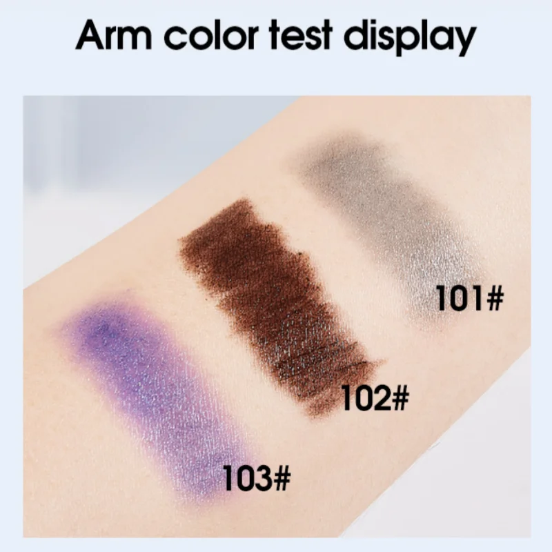 長期的なアイシャドウスティック高着色シマーグリッターグリッターライナーペン防水テーパードアイシャドウペンシルアイシャドウ