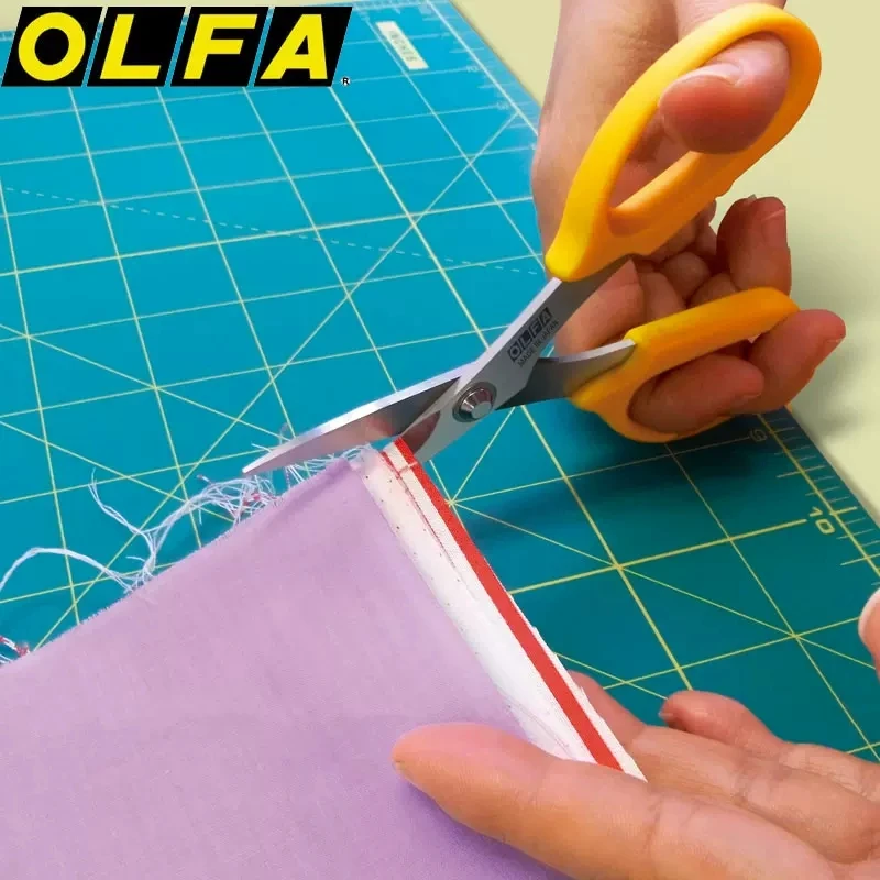 Japan Olfa SCS-1 2 3 4 Stainless Steel Multi-function Serrated Thin Blade Anti-skid Cutting Knife Patch Scissors