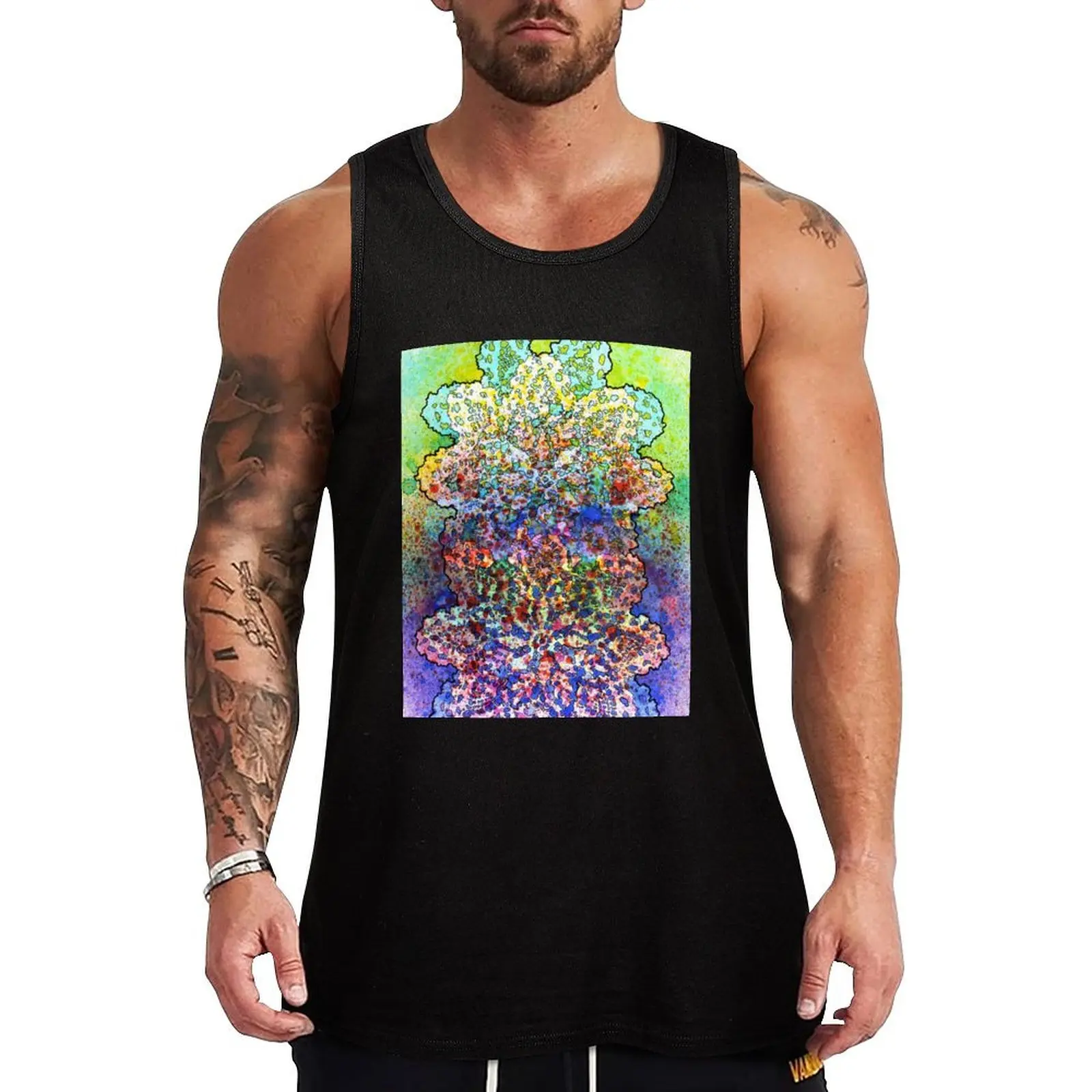 Stain 5 Tank Top Loose Sleeveless Casual Tank Top Lightweight Summer