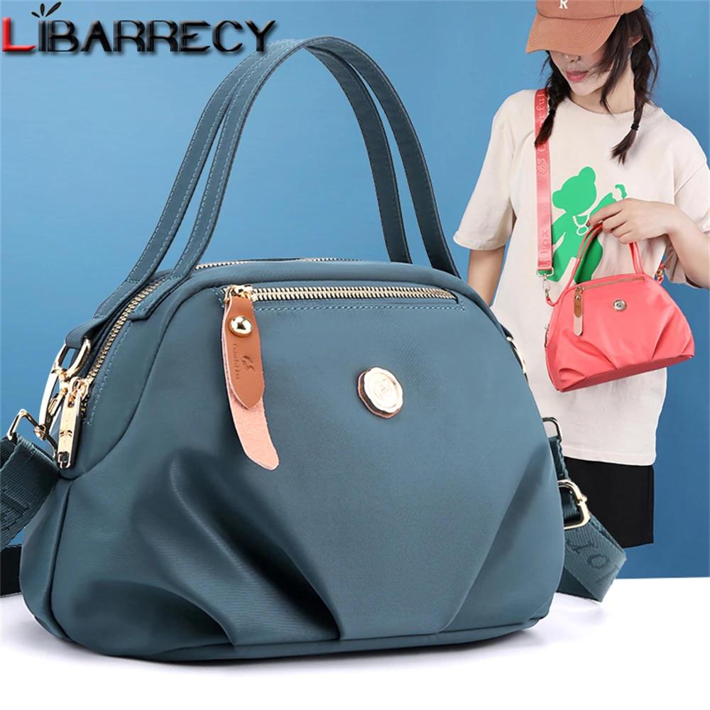 2022 New Solid Color Ladies Shoulder Bag Multifunctional High Quality Nylon Women\'s Handbag Fashion Women Messenger Bags Bolsos