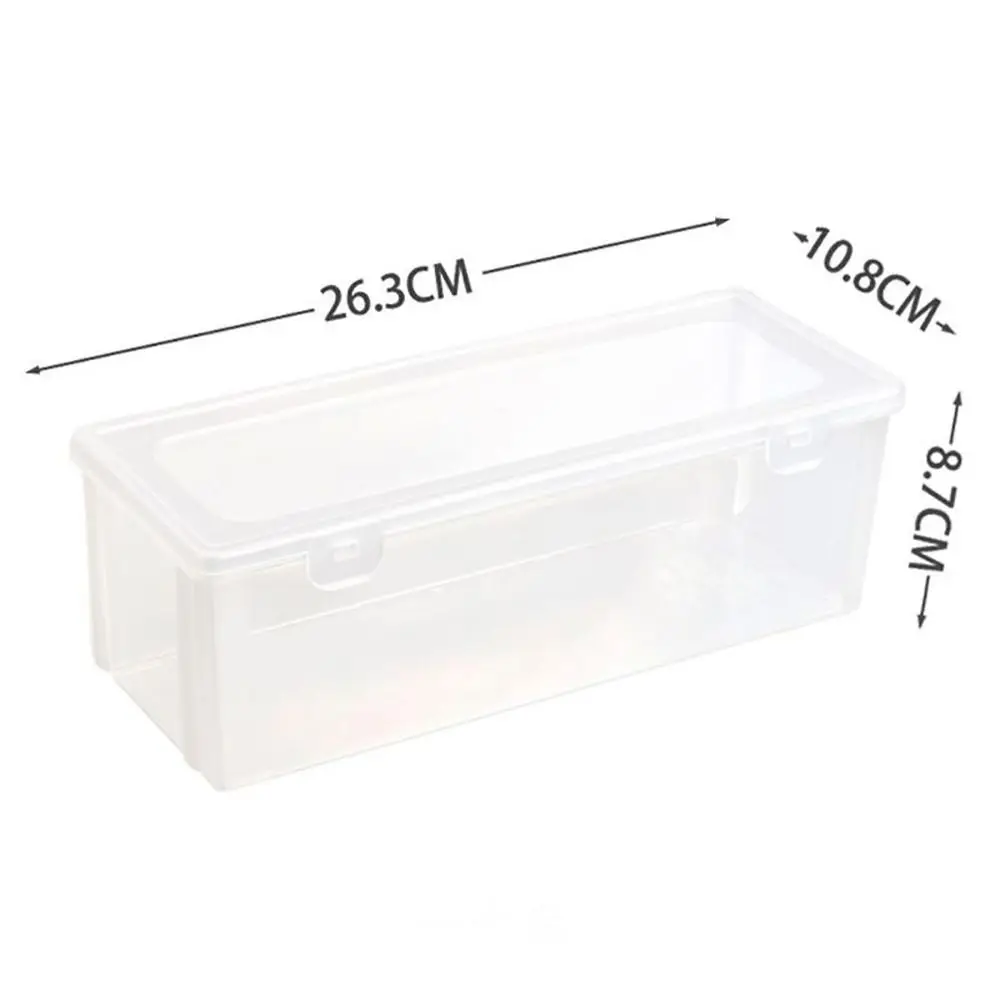 1Pcs Noodle Storage Box Rectangular Plastic Refrigerator Food Preservation Box Kitchen with Lid Multi-grain Noodles Sealed Box