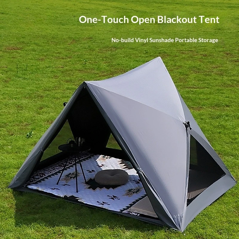 

Портативная автоматическая пляжная палатка-тент, легкая треугольная палатка для кемпинга на открытом воздухе, для парка, пляжа и путешествий