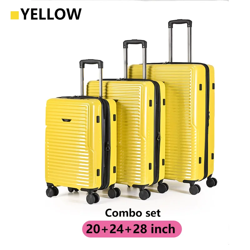 New Super Large Capacity Suitcase Men's Ins Popular Suitcase Women's 20- 24-28Inch Thickeneded Zipper Universal Wheel Trolley Ca