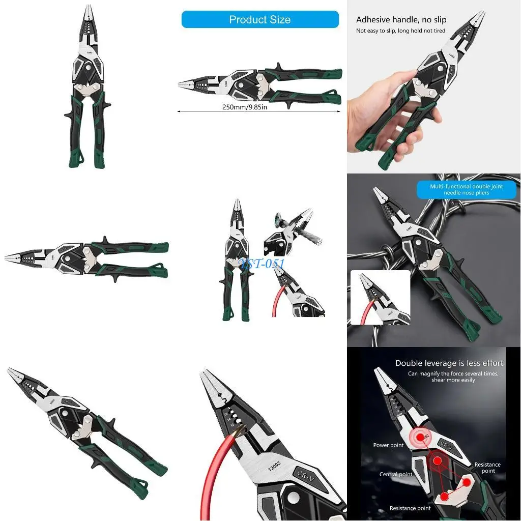 

E15A Multifunctional Wire Stripper Pliers For Electrical Engineers Cable Cutters