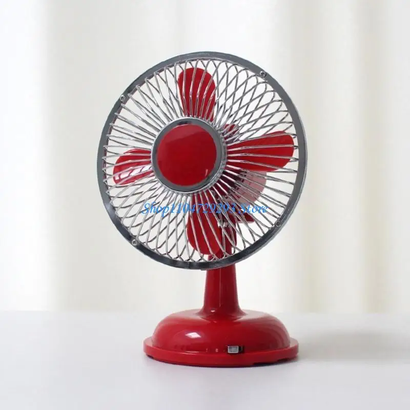 Y2GD 5.7 Fan Vantaged Table Fan USB/AA Battery Power Desk Fan a 2 velocità per uso giornaliero
