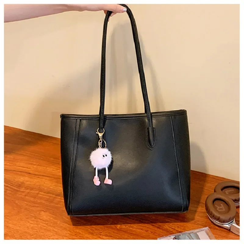 Large Capacity Shoulder Bag Handbag for Commuting and Casual Use Versatile Tote Bag Color Blocking Single Tote Women's Bag