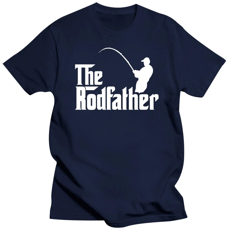 The Rodfather Parody Funny Fishing T-Shirt Fisherman Reel Rod Tackle Trout Carp Cool Casual pride t shirt men Unisex New tshirt