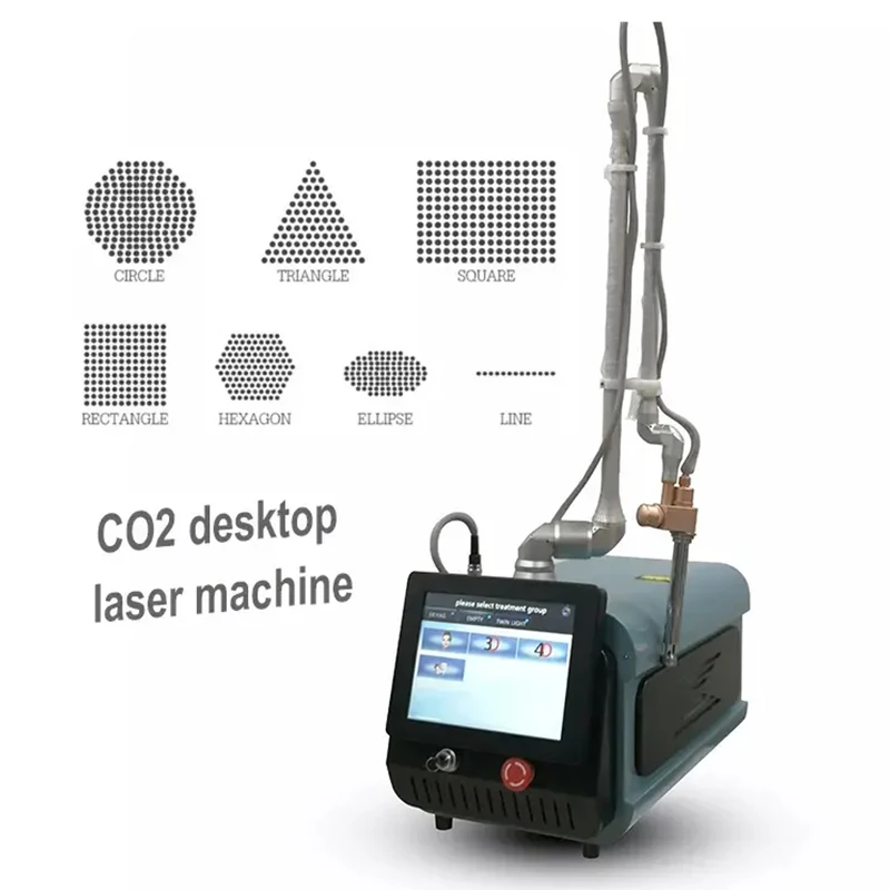 A portable Co2 fraction laser home laser beauty device for acne treatment