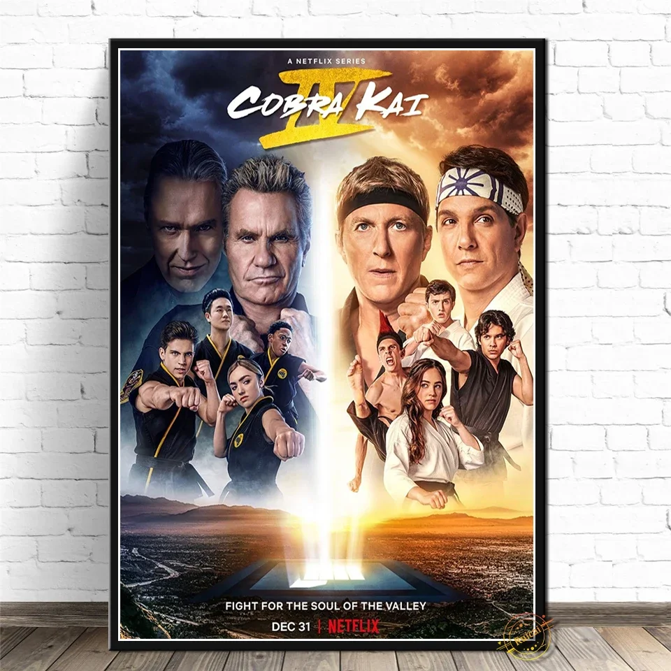 Cobra Kai Poster TV Play Canvas Art Prints Wall Pictures For Living Room Home Decor Gift