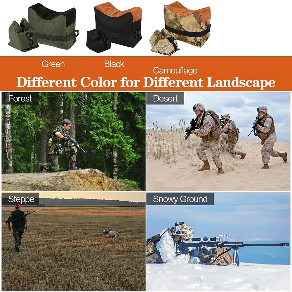 في الهواء الطلق اطلاق النار حامل حقيبة بندقية الصيد دعم الرمل بندقية الراحة الهدف الرياضة بندقية مقعد غير مملوء التكتيكية الهدف حامل مقاعد البدلاء #6