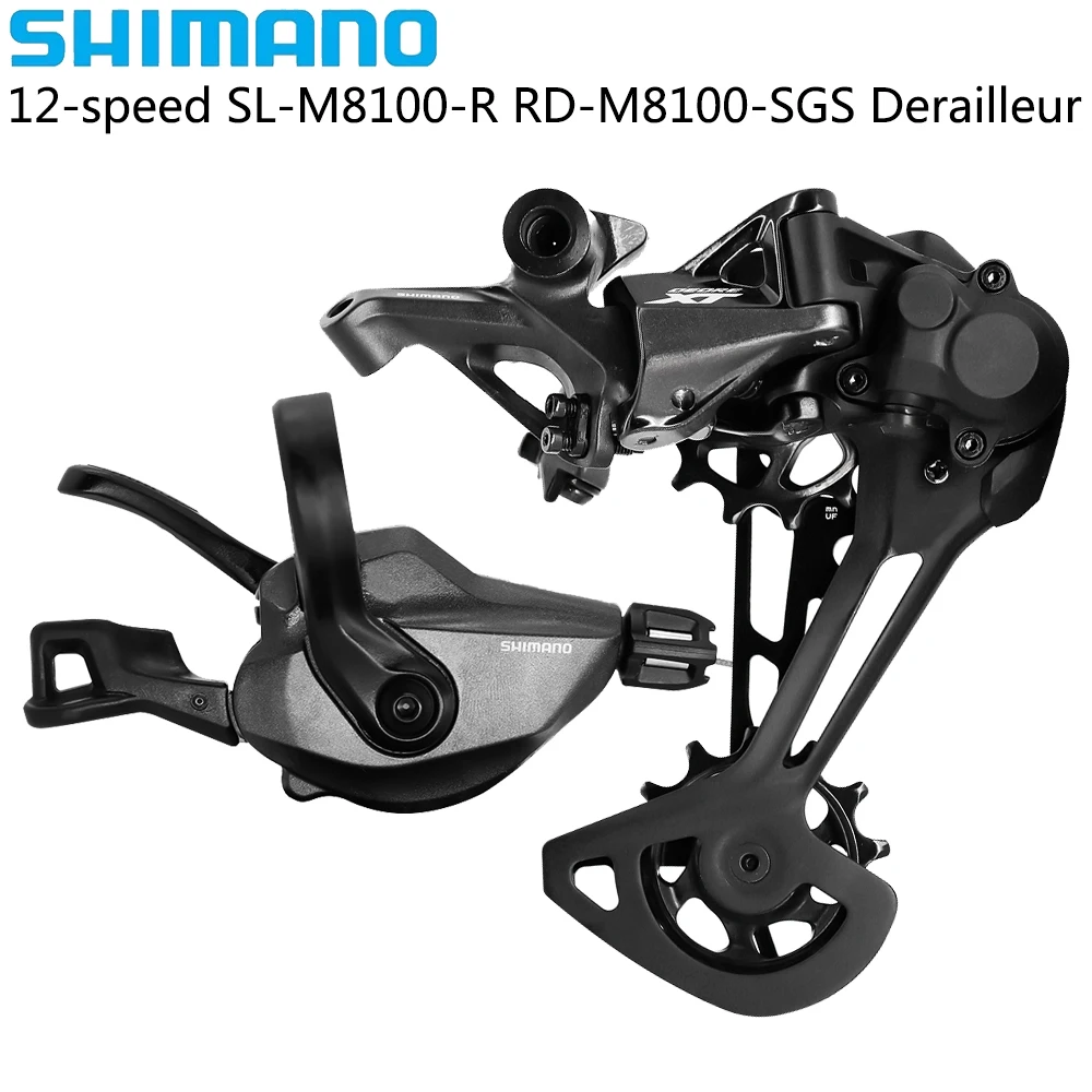 SHIMANO DEORE XT M8100 MTB Bike 1x12 Speed Groupset SL-M8100-R RD-M8100-SGS 12v Shifter Lever Rear Derailleur Bicycle Parts